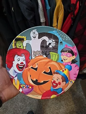 2008 Halloween McDonald's Plate SunCoast Advertising F9 Ronald Ghost Pumpkin • $4.99