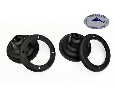 £13.99 • Buy 2 X Boat Rubber Cable Grommet Gland Cone Steering Control Marine Witches Hat