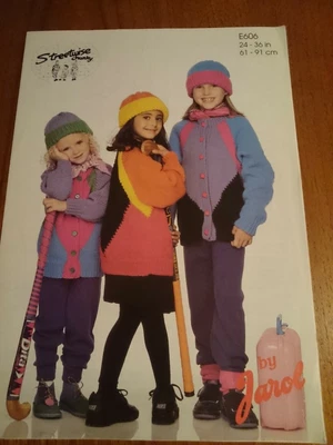 £0.99 • Buy Jarol Streetwise Girls Jacket And Cap Knitting Pattern No E606