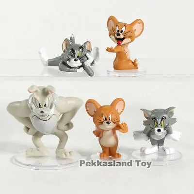 Tom And Jerry Figures Toys Cake Topper Birthday Cake Decoration Kids Present • $15.14