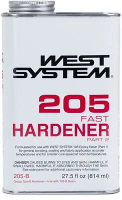 $63.99 • Buy West System 205 Fast Hardener - 27.5 Fl. Oz