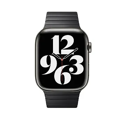 $821.03 • Buy Genuine Apple Watch Ultra Stainless Steel Link Band 42mm 45mm 49mm Space Black