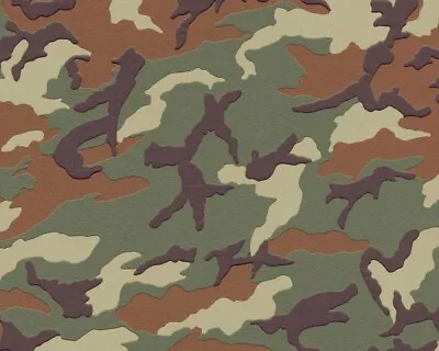 AS Creation Boys And Girls Brown Green Army Camouflage Wallpaper 369406 • £18.19