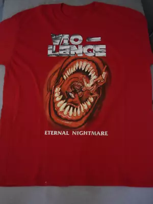 Vio-Lence Eternal Nightmare T-Shirt Short Sleeve Cotton Red Men S To 5XL • $18.99