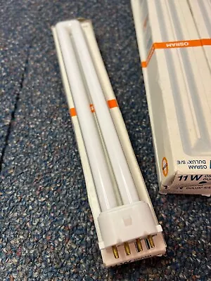 Osram 11W Dulux S/E Lamp NOS Compact Fluorescent Lot Of 5 Original Boxes • $60