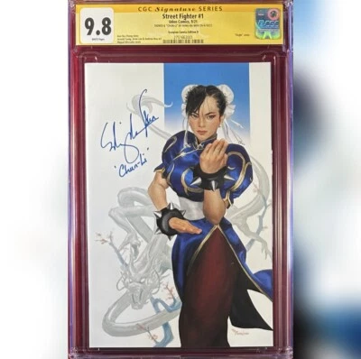 $499.99 • Buy Street Fighter #1 Scorpion Comics Variant Cgc 9.8 Ss  Chun-li  Ming Na Wen
