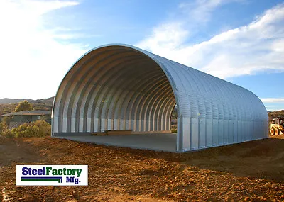 Steel Factory Mfg S25x40x16 Prefab Metal Arch RV Storage Building Garage Kit • $9550