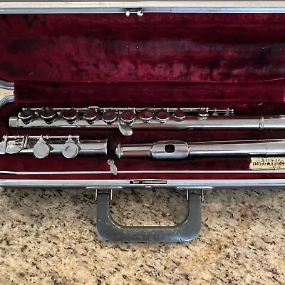 Vtg Bundy Flute By The Selmer Compay - Closed Whole Student Model W/ No B Foot • $50