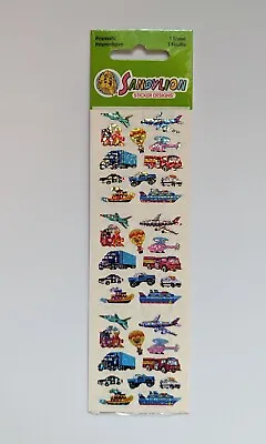 Vintage SandyLion Prismatic Mini Vehicles Transportation Stickers Sealed • $7.19