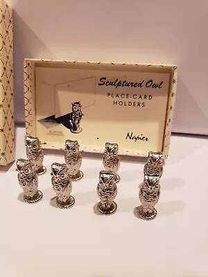 Vintage Napier Owl Place Card Holders • $55