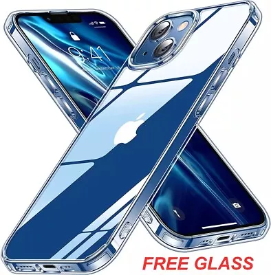 Clear 360 Hard Case For Samsung Galaxy Tough Bumper Shockproof Back Phone Cover • $14.88