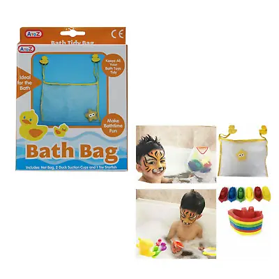 £5.99 • Buy Kids Baby Bath Toy Tidy Bag Mesh Net Storage Bath Bag Holder For Bathroom