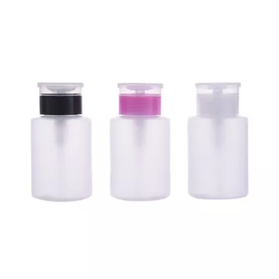 Cleaner Pump Dispenser Container Empty Bottle Clean Acetone Nail Polish Remover^ • $5.46