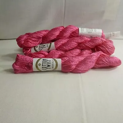 Cotton Twist - Berroco Gold Quality - Color 8347 Hot Pink • $8.99