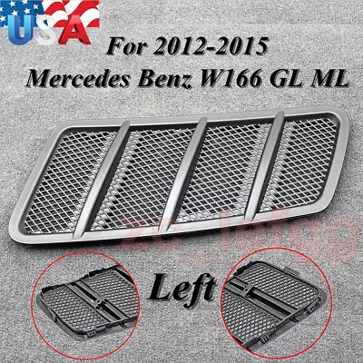 Left Hood Air Vent Grille Cover For Mercedes Benz 12-15 W166 GL ML 1668800105 • $17.99