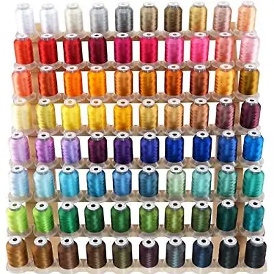£70.99 • Buy New Brothread 80 Spools Janome Colours Polyester Machine Embroidery Thread Kit