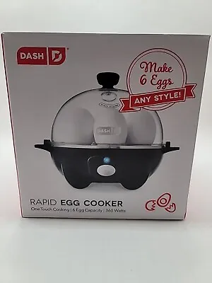 DASH Rapid 6 Egg Rapid Cooker One Touch Cooking 360 Watts Makes 6 Eggs Any Style • $15.73