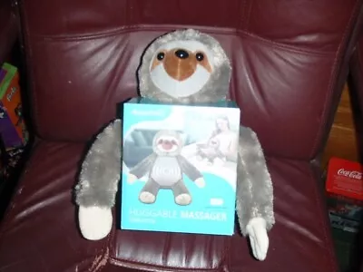 Health Touch Plush Vibrating Sloth Huggable Massager With Relaxing Vibration NEW • $19