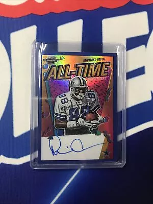 Michael Irvin 2022 Contenders Optic All-Time Contenders Autograph /25 Cowboys • $85