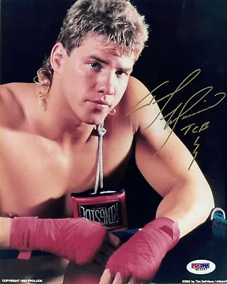 Tommy Morrison Signed Heavyweight Boxing 8x10 Photo TCB Inscribed- PSA (Rocky V) • $84.95