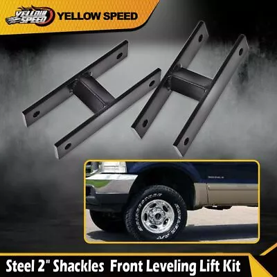 Fit For Ford F-250 F-350 4WD 99-04 4x4 Steel 2  Shackles Front Leveling Lift Kit • $33.09