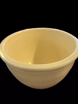 Fiesta Ware Vintage Mixing Bowl #2 In Ivory With Out Rings • $124.99