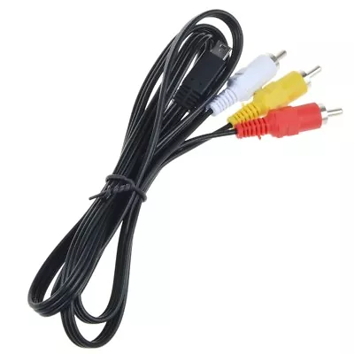 AV Monitor Cable For Canon T2i 550D Magic Lantern USB Mini To RCA TV AUX Video • $6.39