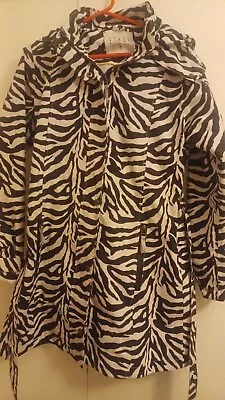 Etage Coat - Zebra Pattern - Waterproof  • £10