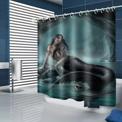 Mermaid Bathroom  Shower Curtain • $16.99