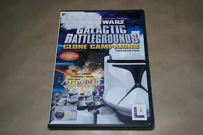 £4.49 • Buy Star Wars Galactic Battlegrounds: Clone Campaigns Expansion Pack - PC CD ROM