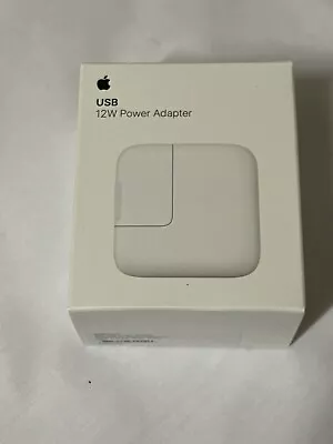 Genuine Original Apple 12W A1401 USB-A Power Adapter Wall FAST Charger IPhone • $23.50