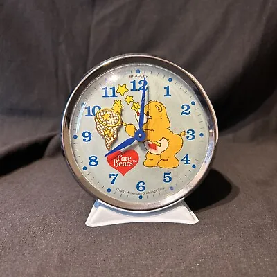 American Greetings Vintage Care Bears Moving Beehive Windup Alarm Clock • $19.67