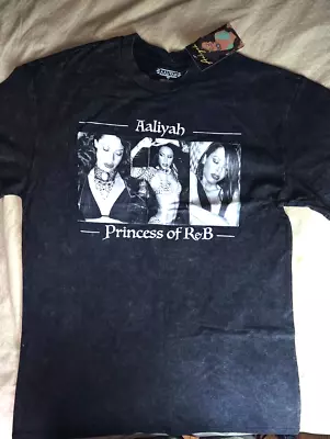 AALIYAH GRAPHIC T SHIRT PRINCESS OF R&B TEE New With Tags! • $14.99