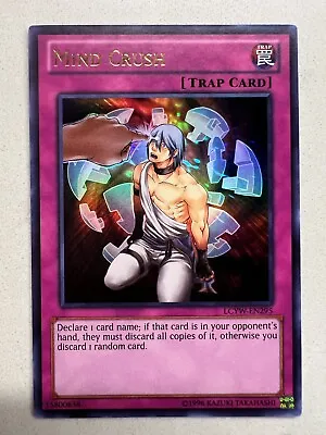 Mind Crush LCYW-EN295 (Ultra Rare) Near Mint Yugioh • $3.50