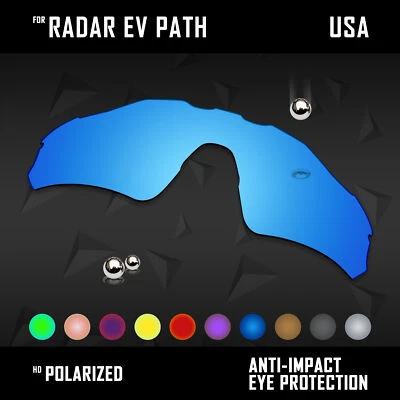 $12.75 • Buy Anti Scratch Polarized Replacement Lenses For-Oakley Radar EV Path OO9208 Opt