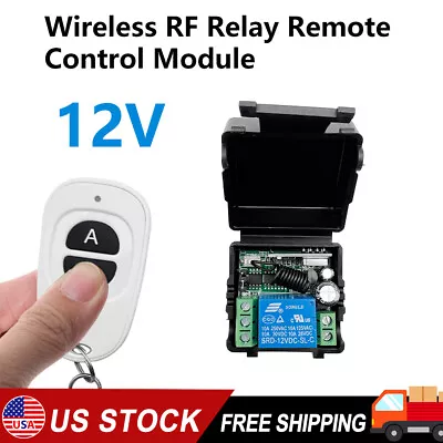 DC 12V 315MHz 1CH Wireless RF Relay Remote Control Switch Receiver Module USA • $9.88