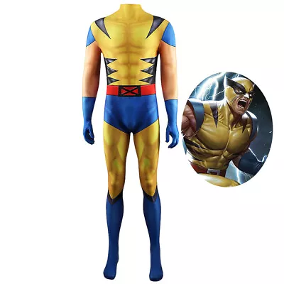 X-Men Origins: Wolverine Costume Cosplay Wolverine Bodysuit For Kids Adult Ver5 • $63.89