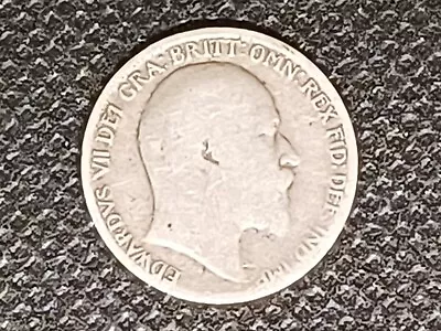 1909 King Edward VII .925 Silver Sixpence #2 • £4.99