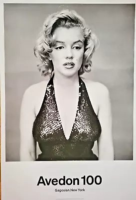 Marilyn Monroe By Richard Avedon - Original Exhibition Poster - Nyc - 2023 • $309.35