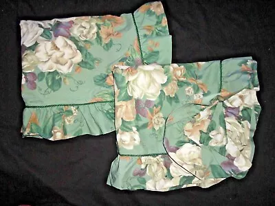 Glynda Turley Green Floral Magnolia Southern Tradition Standard Pillows Shams  • $68