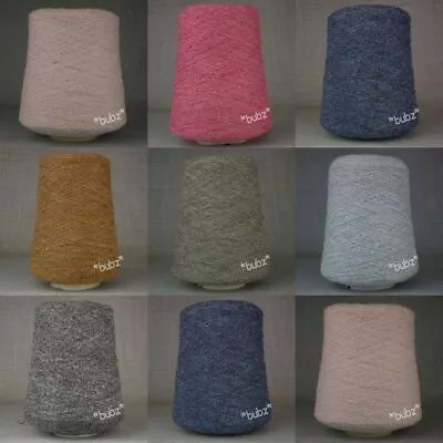 £16.95 • Buy ZEGNA BARUFFA MOUSSE MERINO WOOL BOUCLE YARN 400g CONE MACHINE KNITTING WEAVING