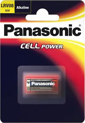 Panasonic LRV08 Car Alarm Battery Alakaline Long Life Small 12 Volt Cell Power  • £3.48