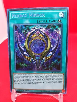 Nekroz Mirror Secret Rare German THSF-EN020 DE020 Near Mint Yugioh • $2