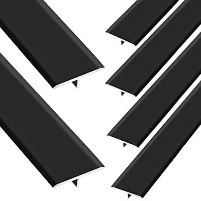 6 Pcs Aluminum T Molding Floor Transition Strip 36 X 3/4 Inches Matte Black D... • $31.24