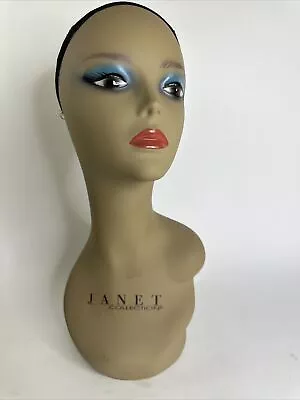 Janet Head #2 Female Mannequin Head Shoulder Wig Hat Jewerly Display Stand • $15