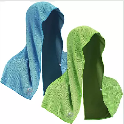 2x Gym Running Sports Cooling Towel Hooded Cooling Towel Quick Drying Cloth • £5.99