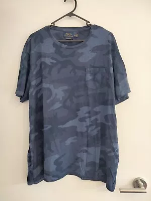 Polo Ralph Lauren Camo Mens XXL Tee T-Shirt Custom Slim Fit • $39.99