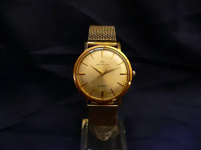 Movado Automatic Swiss Made Watch 1960-1967 Gold Plated Kingmatic • $295