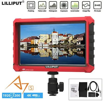 Lilliput A7s 7in 1920x1200 4K   Camera Field Monitor For  Cameras • £148.63