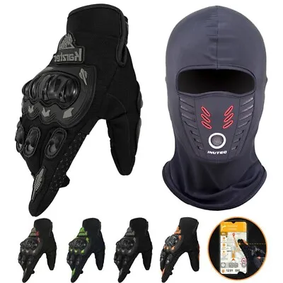 Motorcycle Gloves Racing Glove Riding Cross Dirt Gloves With Balaclava Face Mask • $14.99